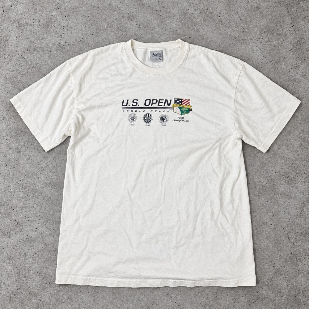 Vintage 2000 U.S. Open Pebble Beach 100th Championship Golf T Shirt XL Y2K